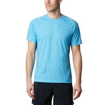 Pánské Tričko Columbia Titan Ultra II Short Sleeve Blankyt HSDCML407